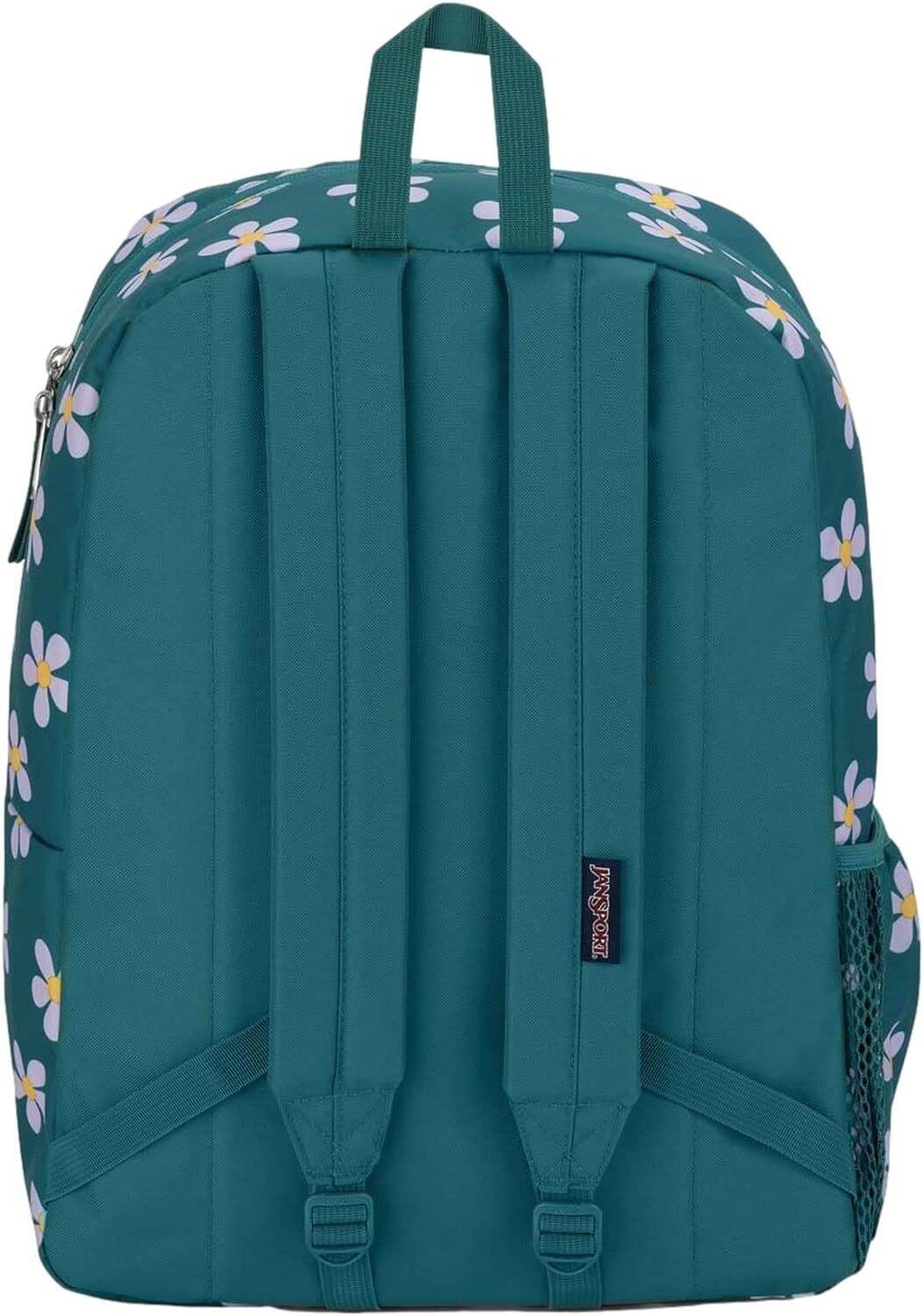 JanSport Cross Town Backpack, 17" x 12.5" x 6" - Simple Bag with 1 Main Compartment, Front Utility Pocket - Premium Class Accessories - Precious Petals - Image 2
