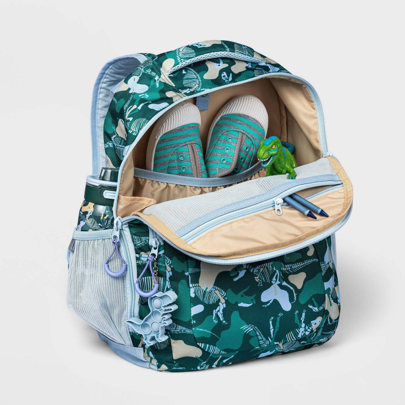 Kids' Adaptive 17" Backpack Dino Camo - Cat & Jack™ - Image 4