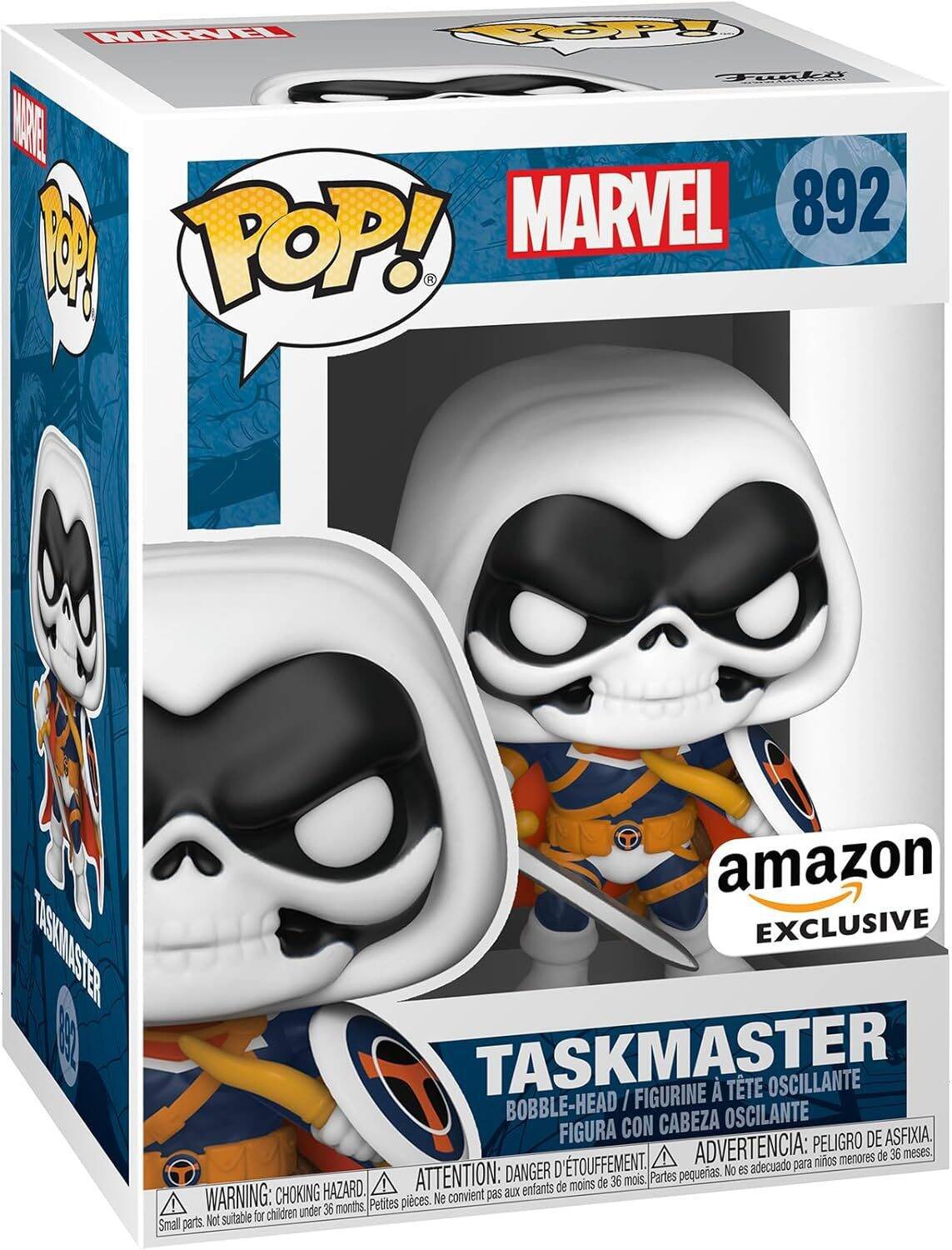 Funko Pop! Marvel: Year of The Shield - Taskmaster Vinyl Bobblehead, Amazon Exclusive