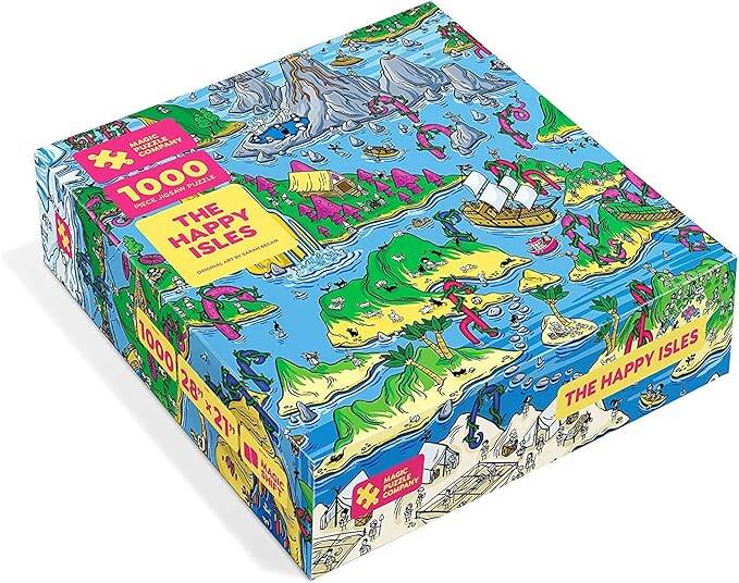 The Happy Isles • 1000-Piece Jigsaw Puzzle from The Magic Puzzle Company