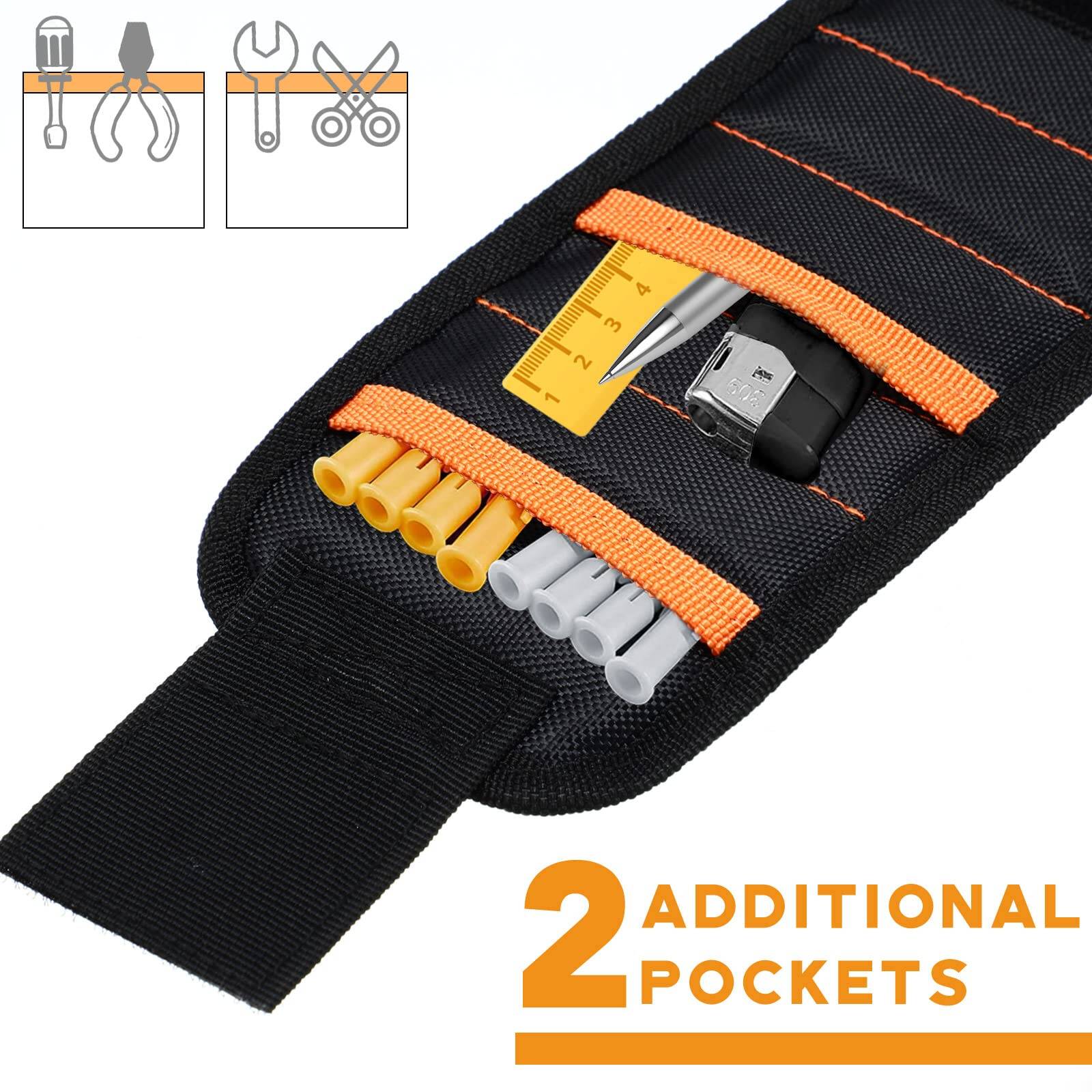 4 Pcs Magnetic Wristband Tool Belt - Image 5