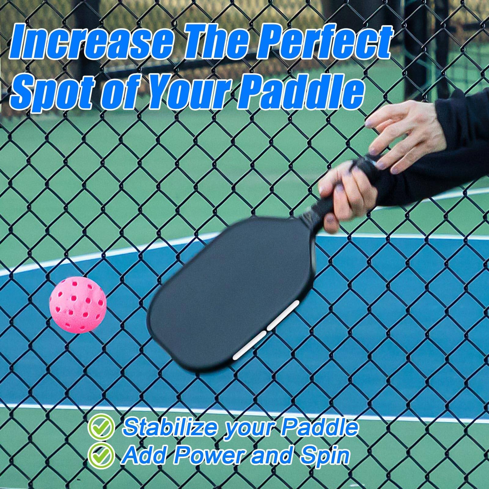 20 Pieces 3g Weighted Strips and 1 Roll Adhesive Tape Adjust Weight Tennis Grip Tape Compatible with Pickleball Paddle Tennis Racket to Increase Power - Image 4