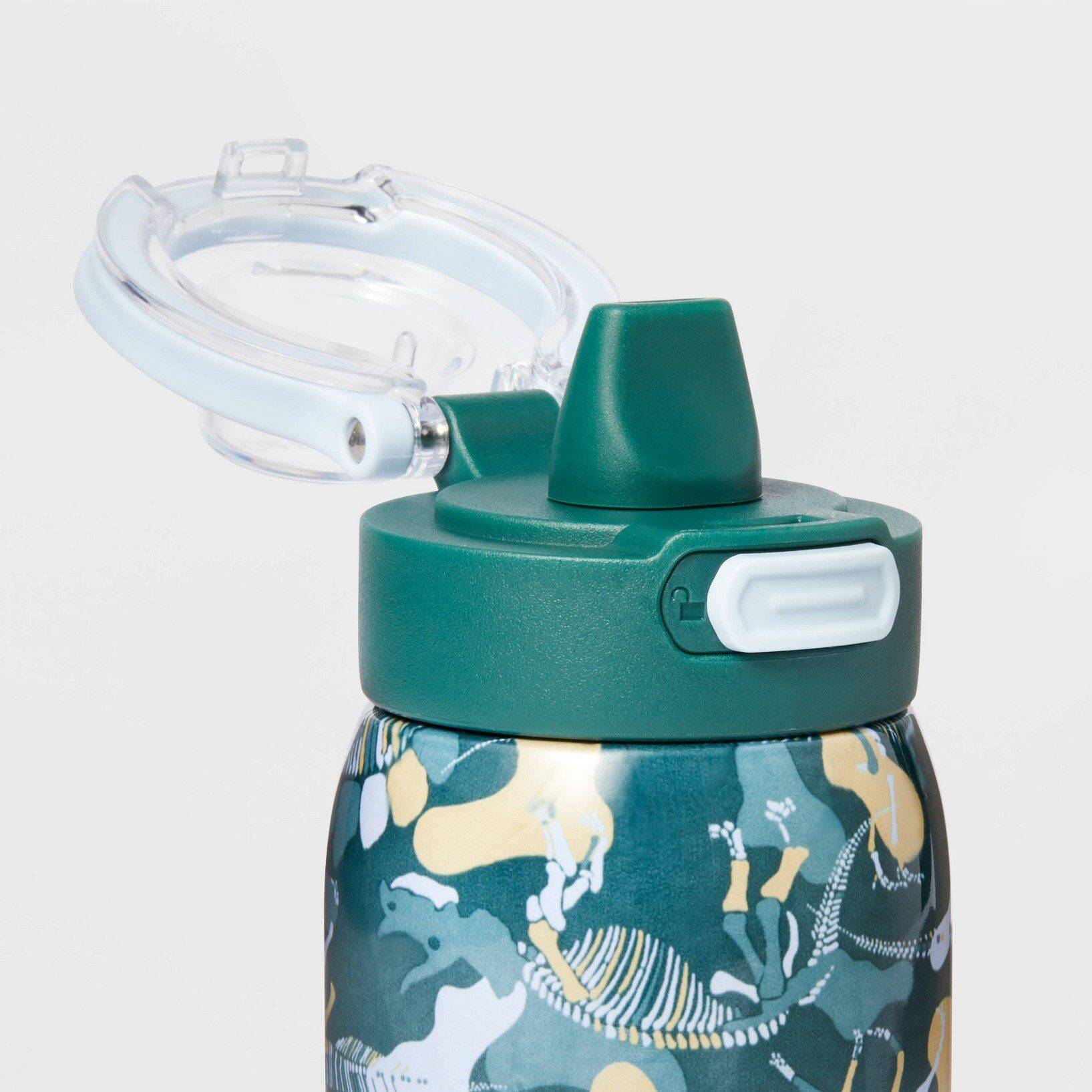 Stainless Steel 14oz Beverage Bottle Dino Camo - Cat & Jack™ - Image 3