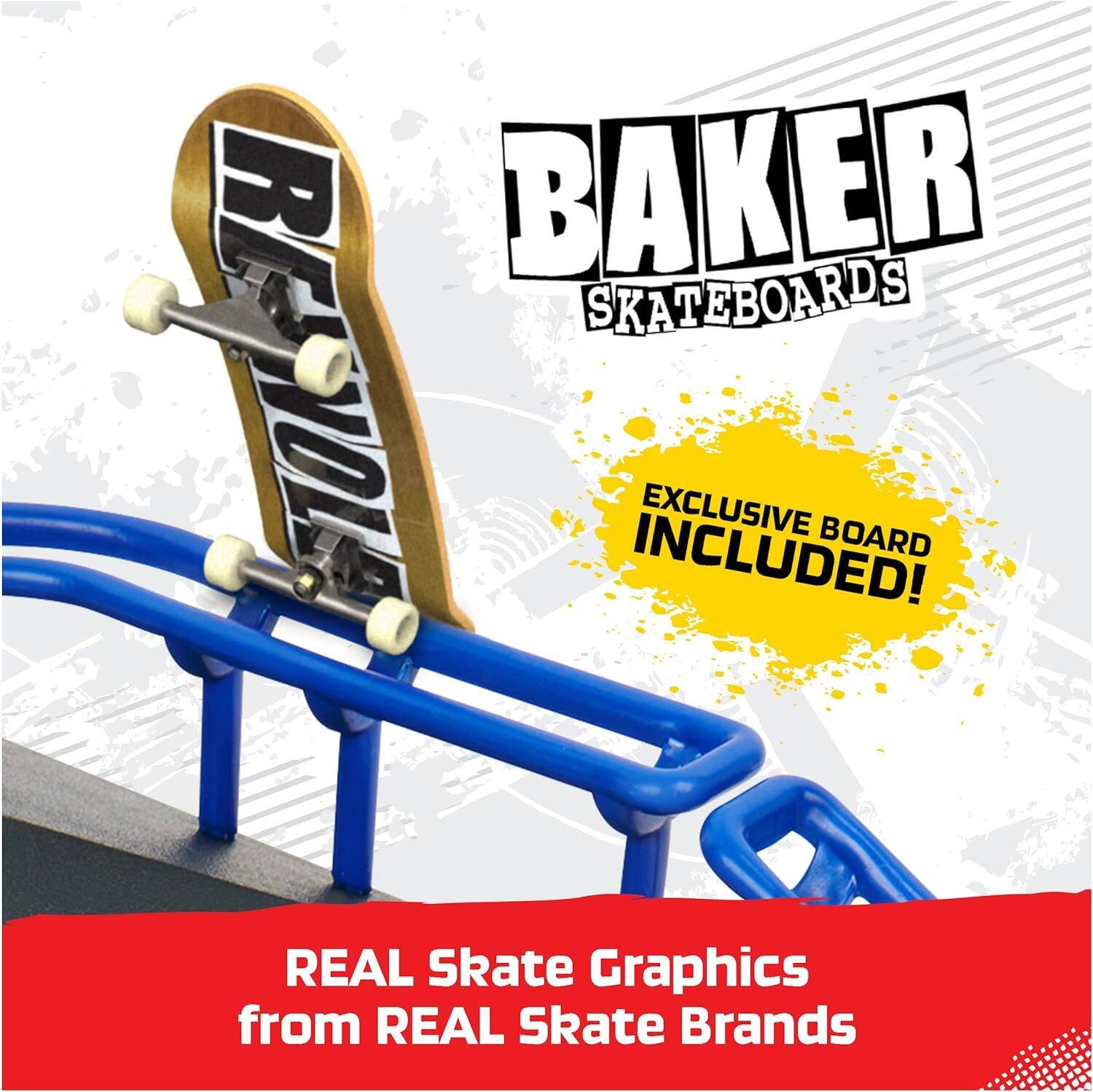 Tech Deck, Pyramid Point, X-Connect Park Creator, Customizable and Buildable Ramp Set with Exclusive Fingerboard, Kids Toy for Boys and Girls Ages 6 and up - Image 2