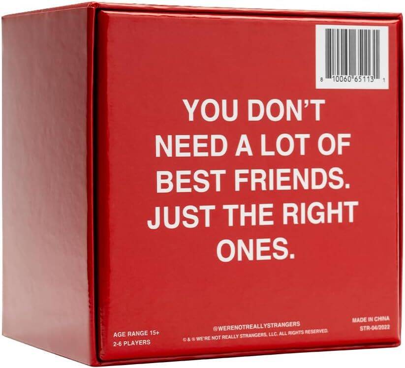 WE'RE NOT REALLY STRANGERS Friendship Edition Card Game - 150 Conversation Cards for Adults,Teens,Couples & Strangers - Fun Family Party Card Game for Game Night or Date Night,Ages 15+,2-6 Players - Image 2