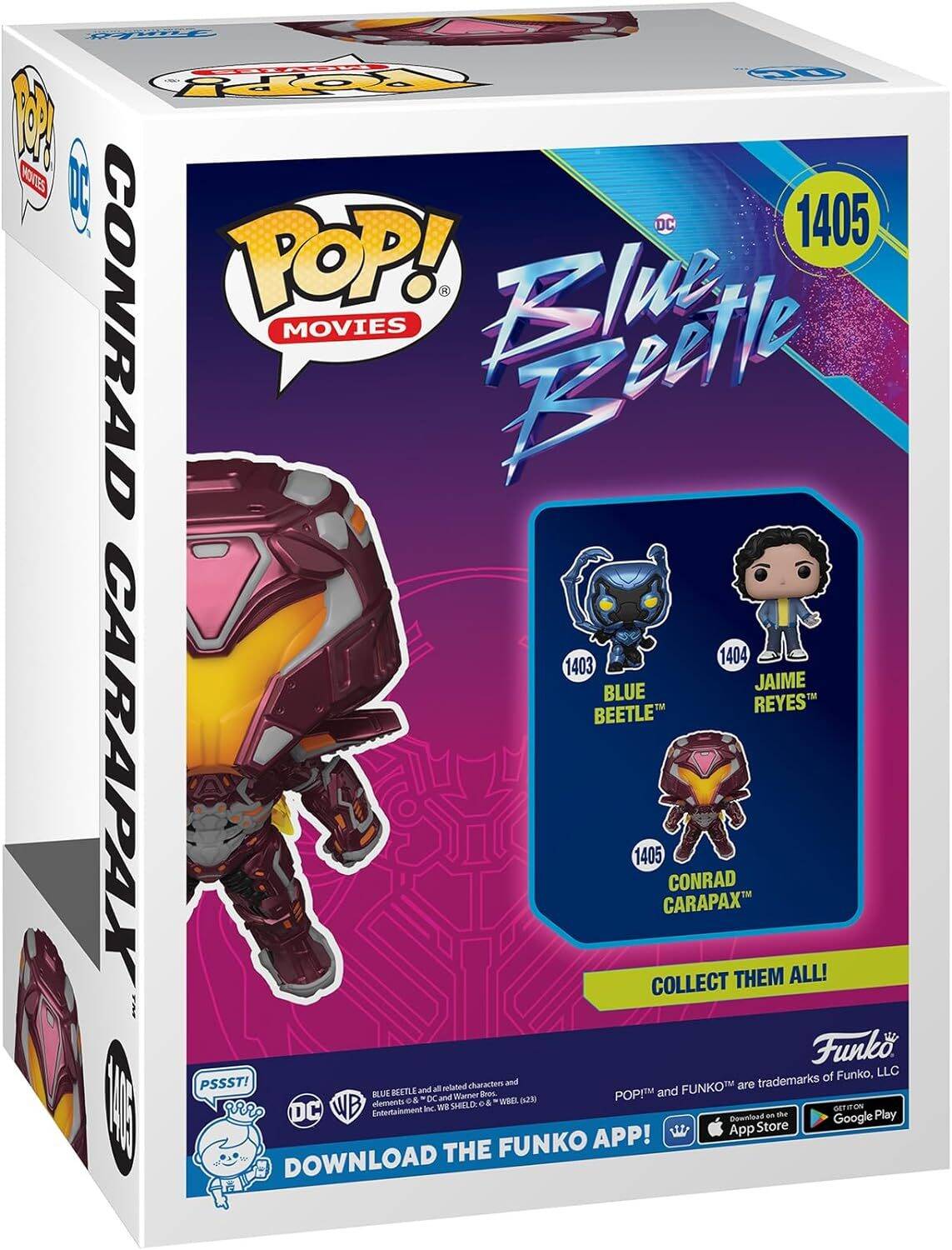 Funko Pop! Movies: - Blue Beetle - Conrad Carapax - Image 3