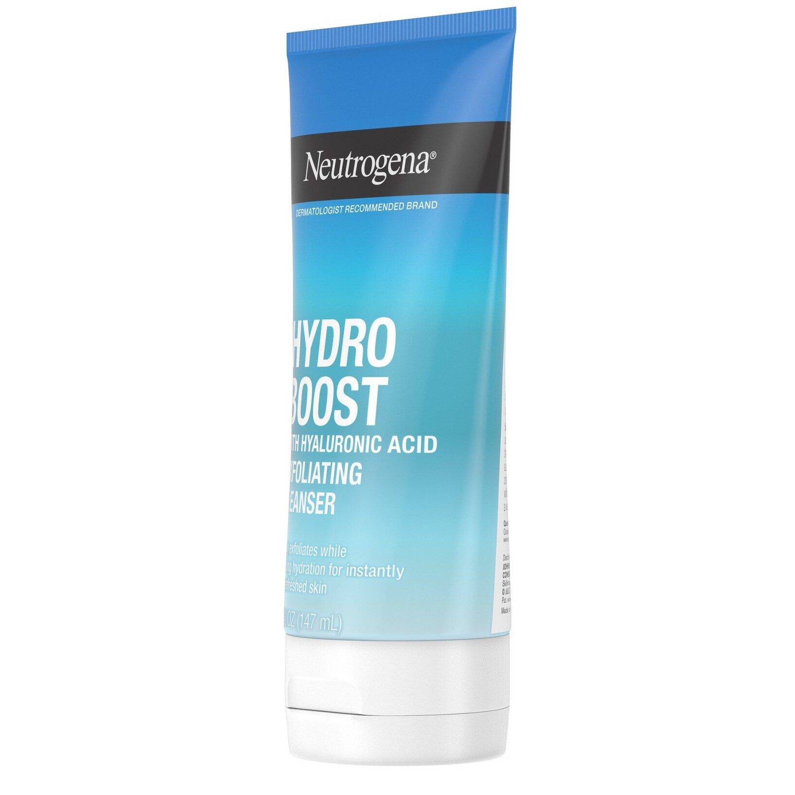Neutrogena Hydro Boost Gentle Exfoliating Daily Facial Cleanser with Hyaluronic Acid - 5oz - Image 5