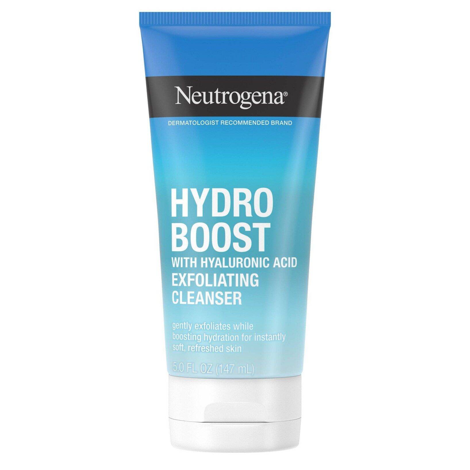 Neutrogena Hydro Boost Gentle Exfoliating Daily Facial Cleanser with Hyaluronic Acid - 5oz - Image 2