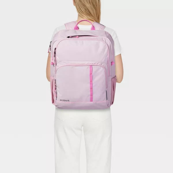 Top-load 17" Backpack - Embark - PINK - Image 2