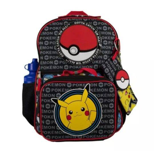 Pokemon Kids' Backpack Set