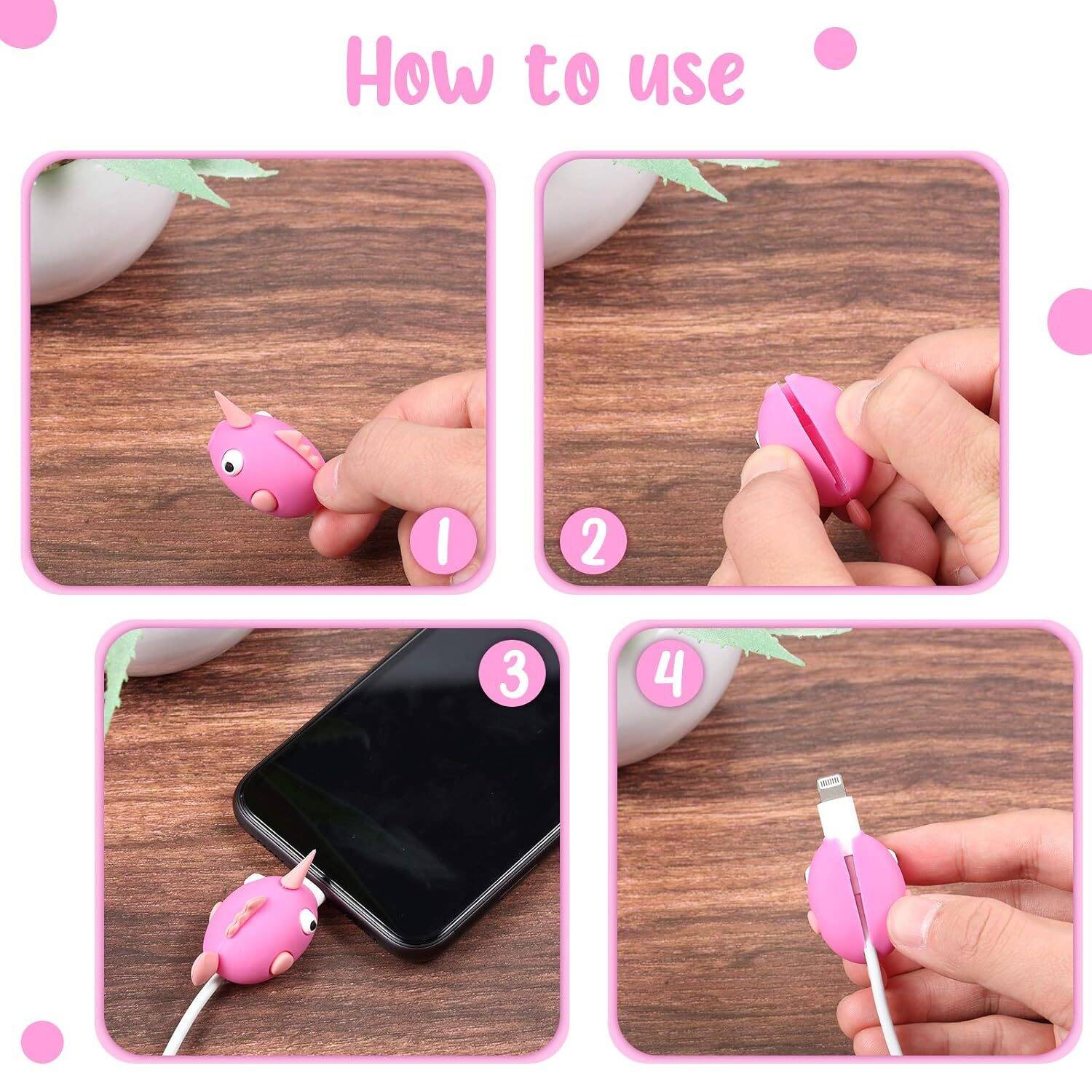 Cute Cable Protectors (6 pcs) - Image 3