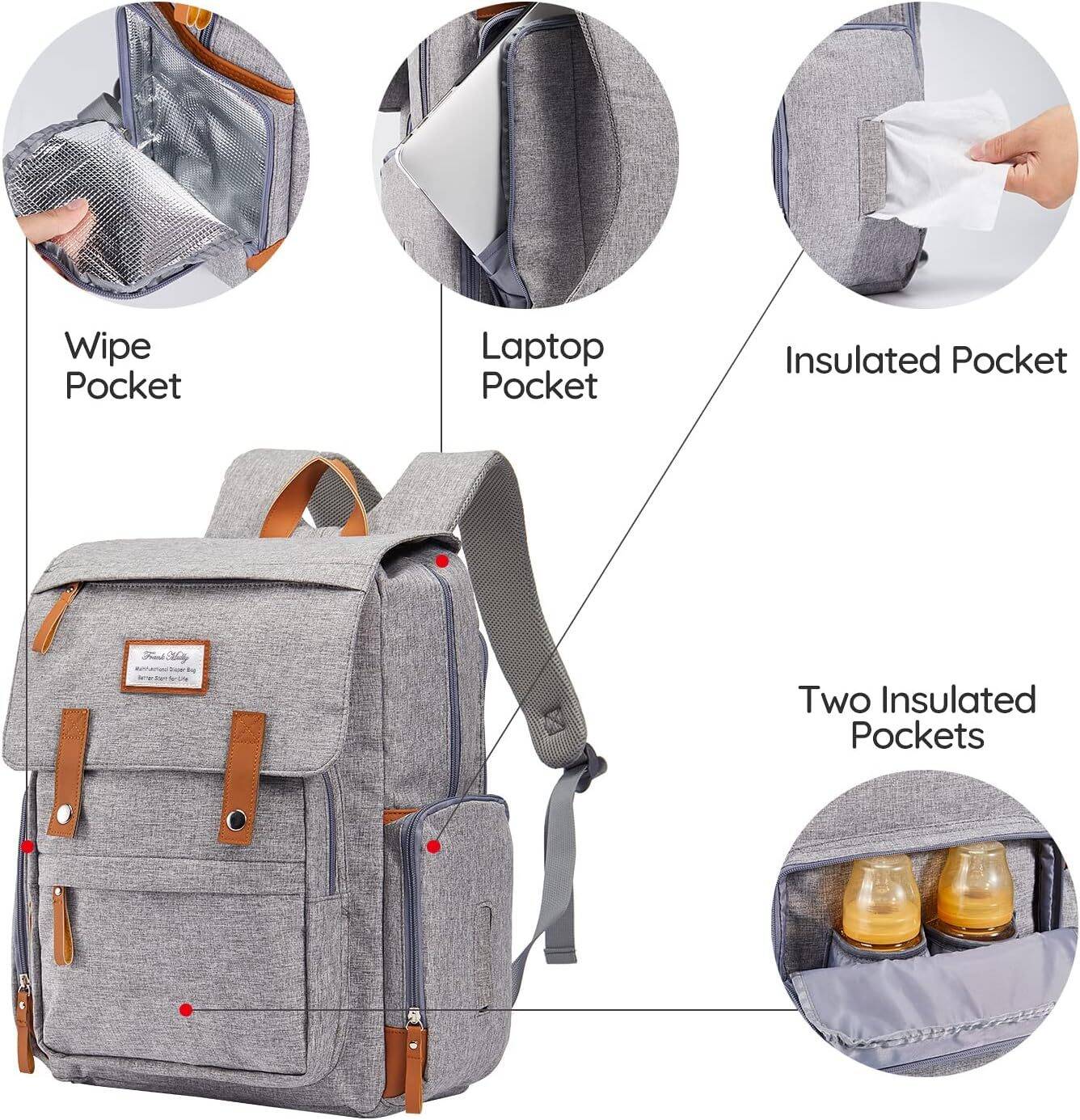 Frank Mully Large Multifunction Travel Bag - Image 3