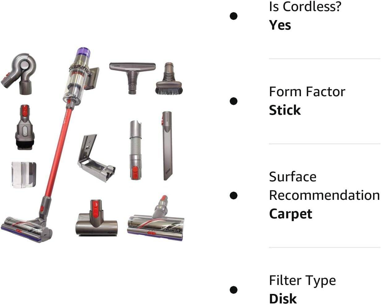 Dyson V11 Animal+ Cordless Vacuum Cleaner (Limited Red Edition) - Image 7