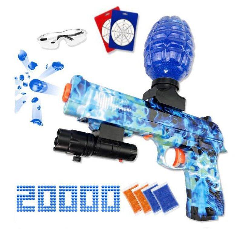 Gel blaster Glock with laser, Gel ball gun with 20000 balls
