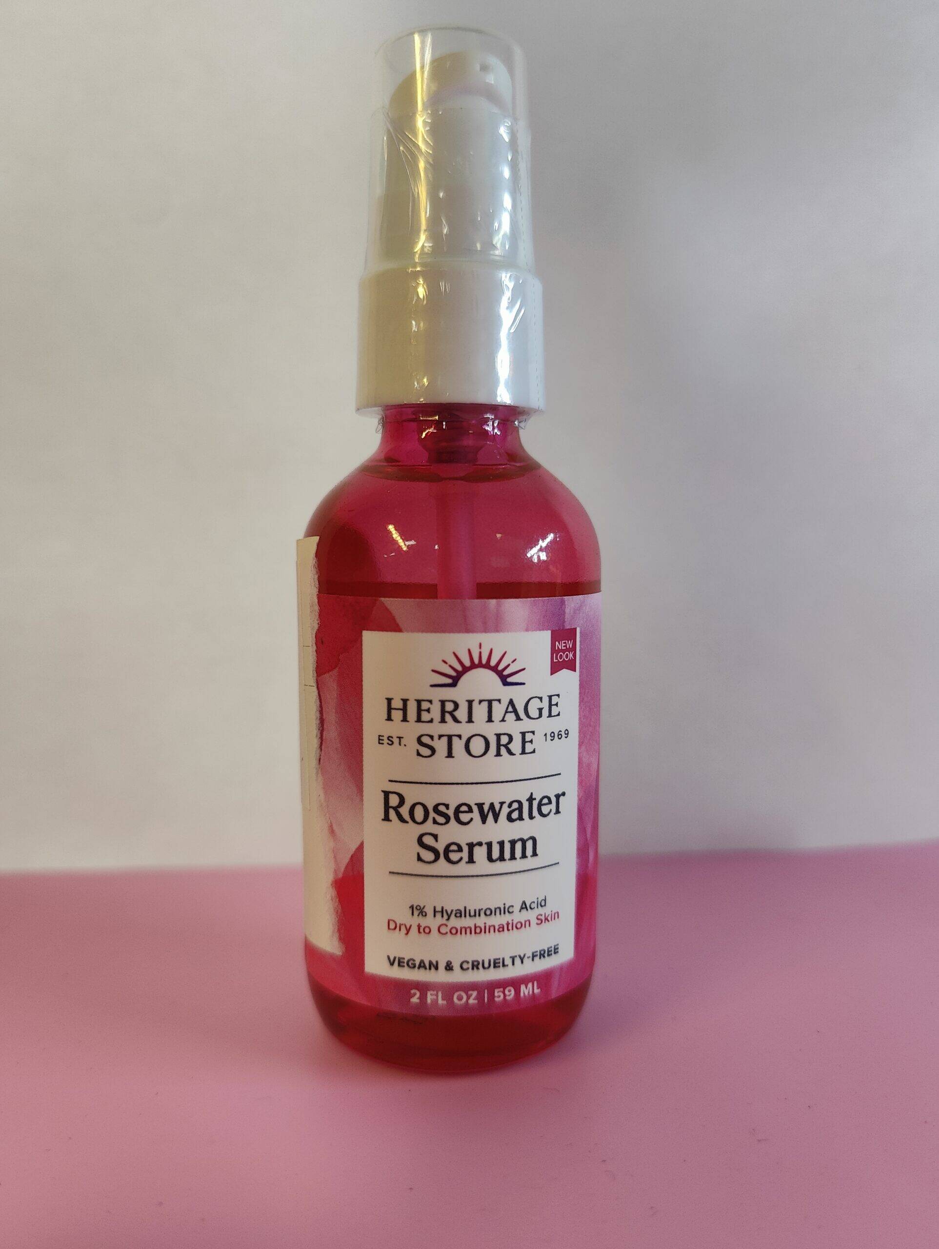 Heritage Store Rosewater Serum - 2 fl oz
