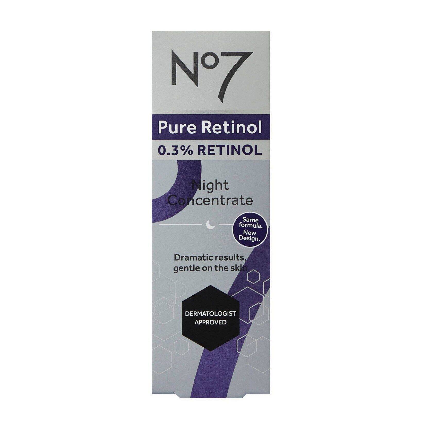 No7 Night Concentrate 0.3% Pure Retinol Facial Treatment - 1 fl oz - Image 4