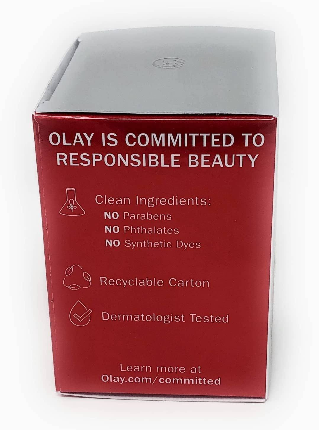 Olay Regenerist Shea Butter + Peptide 24 Rich Cream Face Moisturizer, Fragrance Free, 1.7 Oz (48G) - Image 3