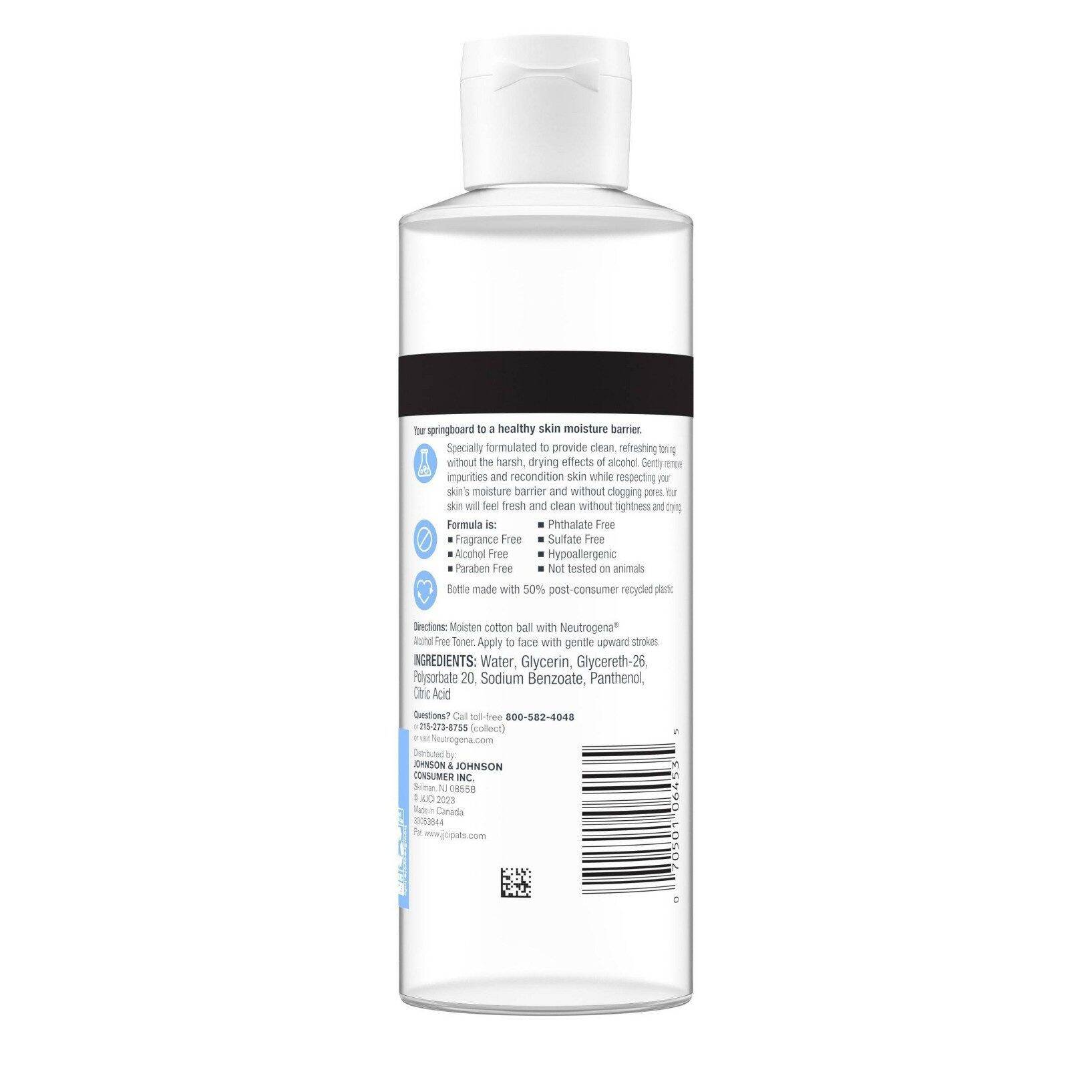 Neutrogena Alcohol-Free Gentle Daily Facial Toner 8 fl oz - Image 2