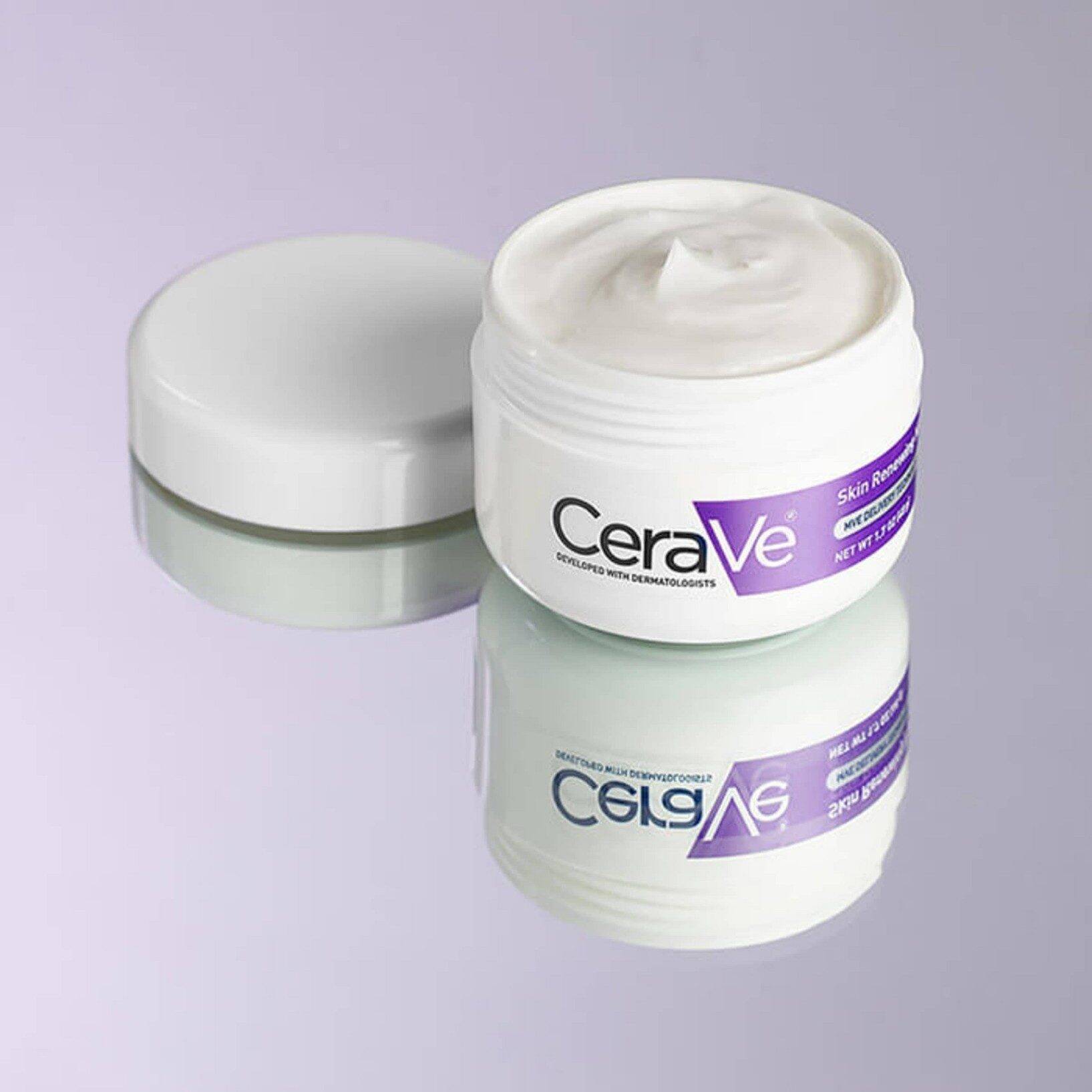 CeraVe Skin Renewing Night Cream Face Moisturizer - 1.7 fl oz - Image 2