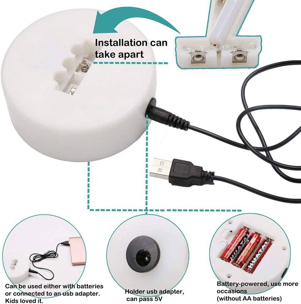 LED Heart Shaped Neon Night Lights Warm White Neon Lamp USB & Battery Powered Hanging Wedding Sign Novelty Indoor Lamps Decor Birthday Party Christmas Party Kids Room Living Room Bedroom or Bar - Image 5