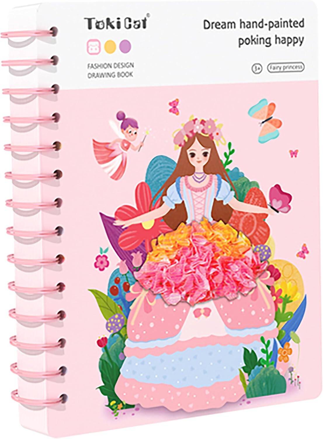 LMAZG 5-in-1 Handmade DIY Painting Book, DIY Craft Kit (Princess)