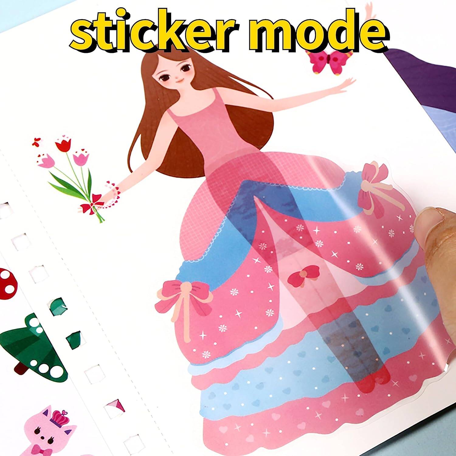 LMAZG 5-in-1 Handmade DIY Painting Book, DIY Craft Kit (Princess) - Image 6