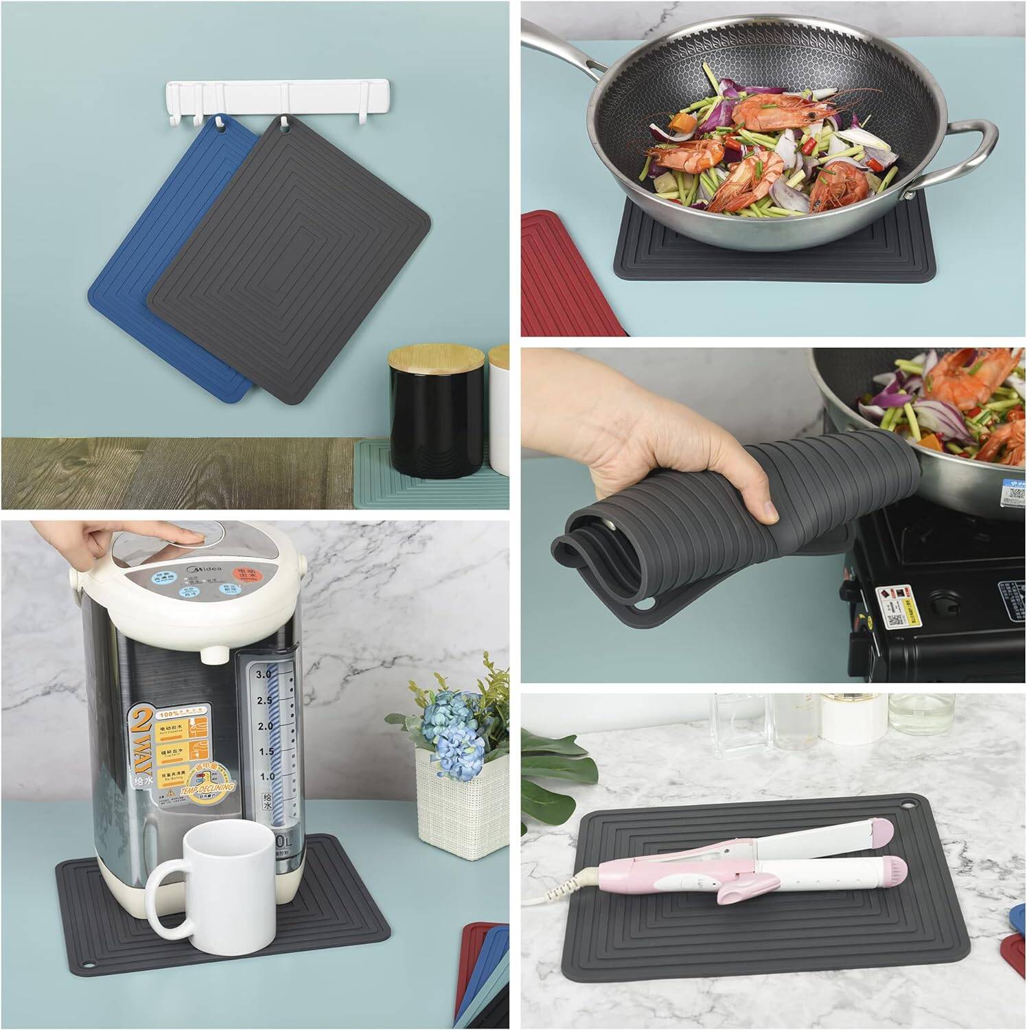 Silicone Heat Resistant Trivets(Set of 2) - Image 9