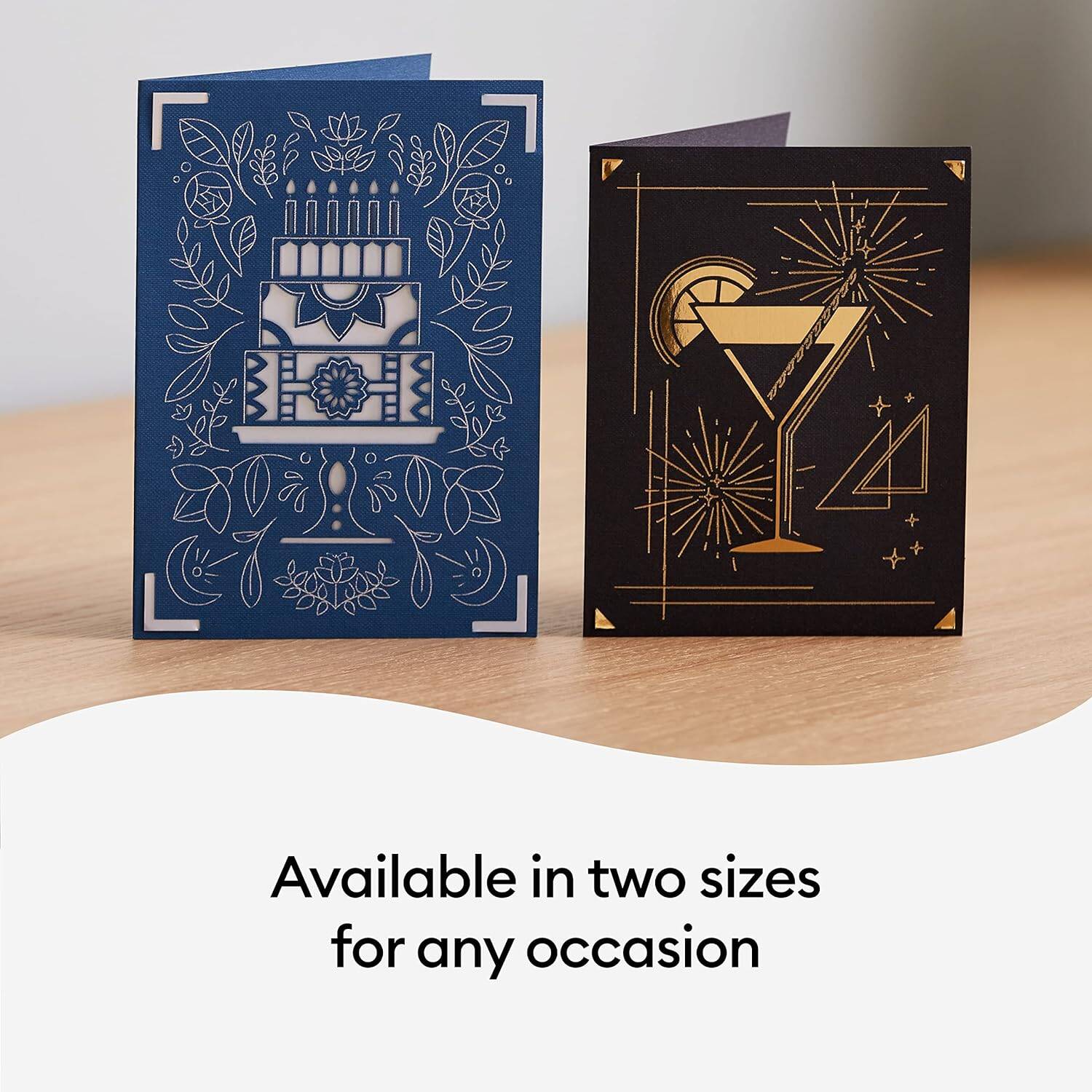 Cricut Joy Cutaway Cards, A2, Celebration Sampler - Image 4