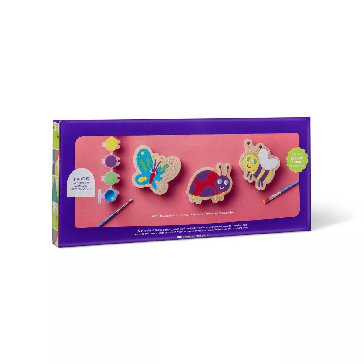 3Pk Paint-Your-Own Spring Characters Wood Kit - Mondo Llama&trade - Image 3