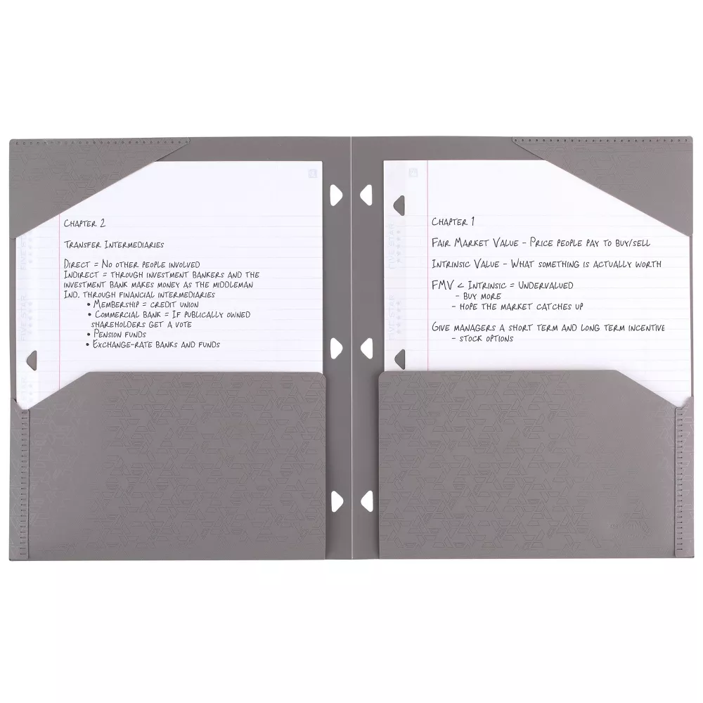 Five Star 2 Pocket Plastic Folder - Image 13