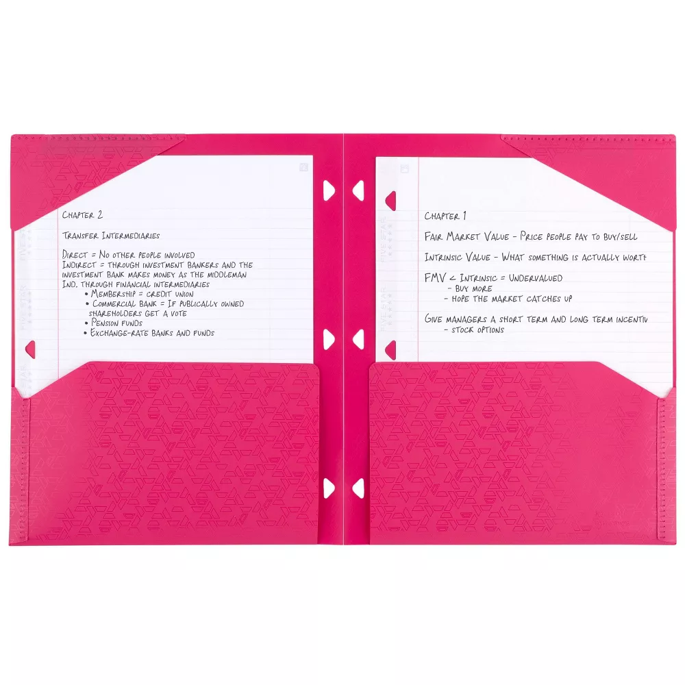 Five Star 2 Pocket Plastic Folder - Image 17