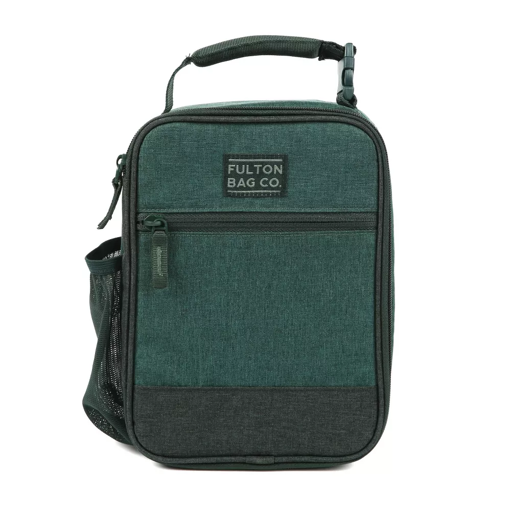 Fulton Bag Co. Upright Lunch Bag (Dark Emerald)