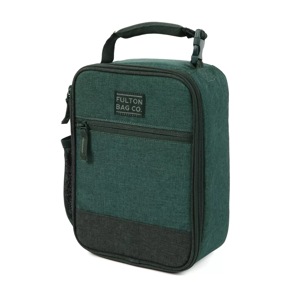 Fulton Bag Co. Upright Lunch Bag (Dark Emerald) - Image 2