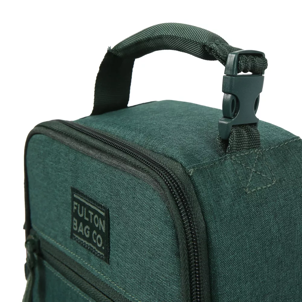 Fulton Bag Co. Upright Lunch Bag (Dark Emerald) - Image 5