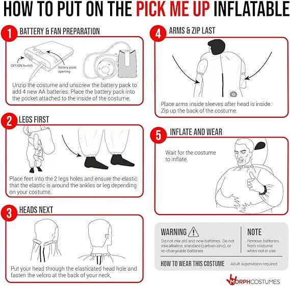 Inflatable Alien Costume Adult - Image 5