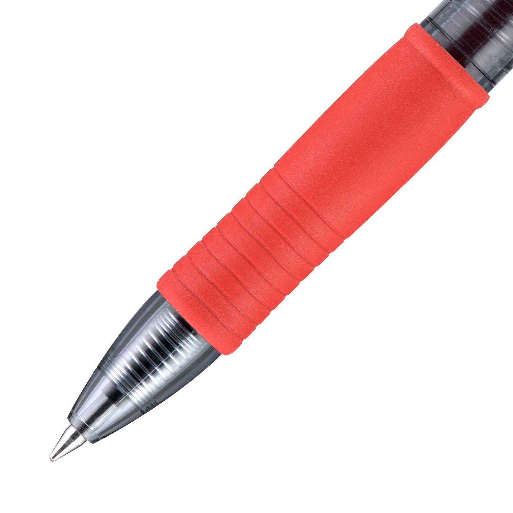 Pilot 3ct G2 Premium Retractable Gel Pens Fine Point 0.7mm Red Ink - Image 3