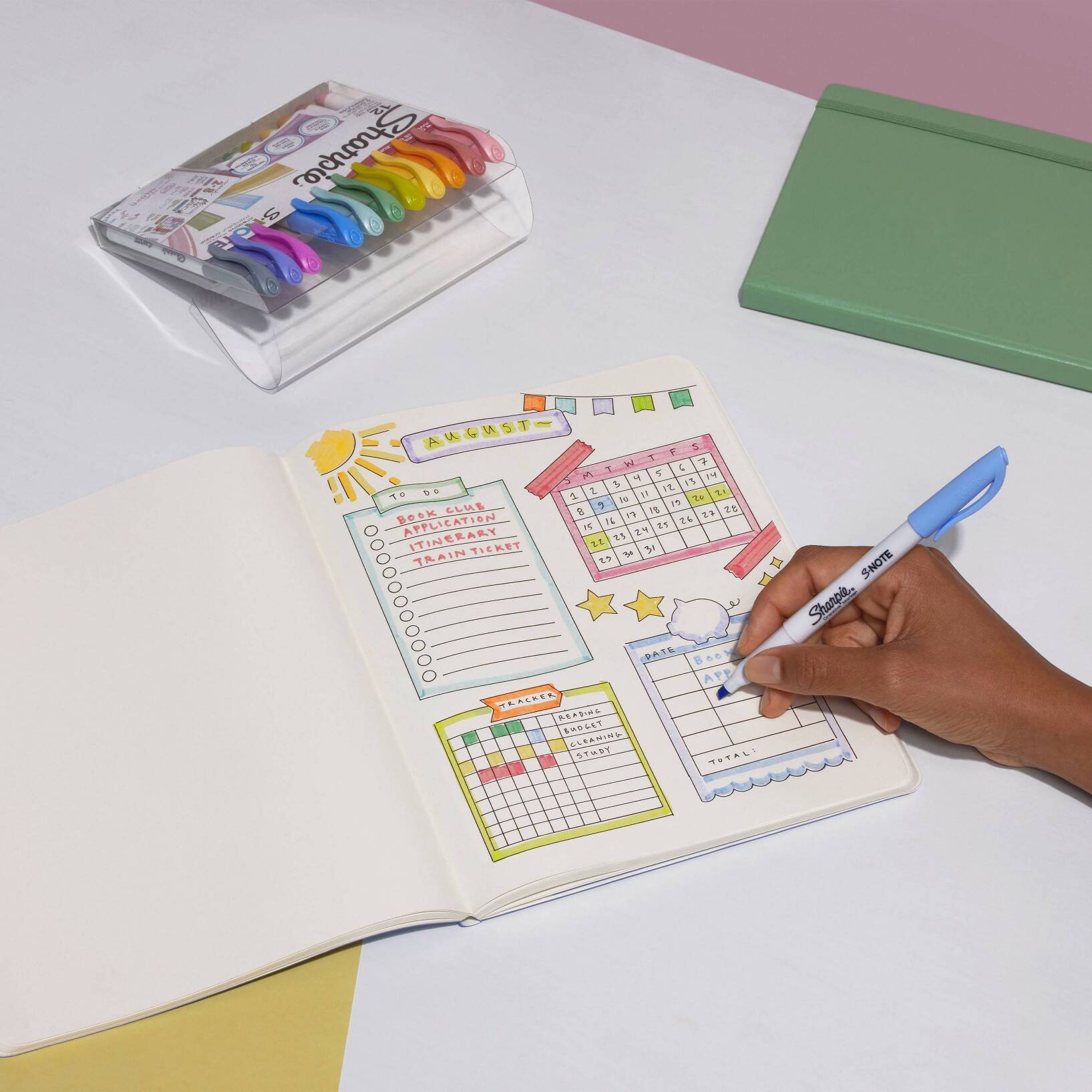 Sharpie S-Note 12pk Creative Marker Highlighters Chisel Tip Multicolored - Image 5