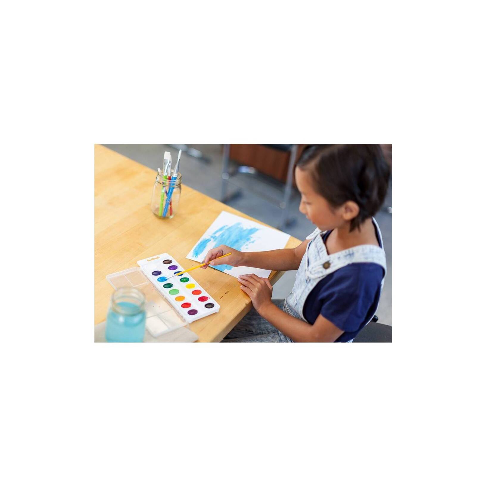 Crayola 16ct Washable Watercolor Paints with Brush - Image 3