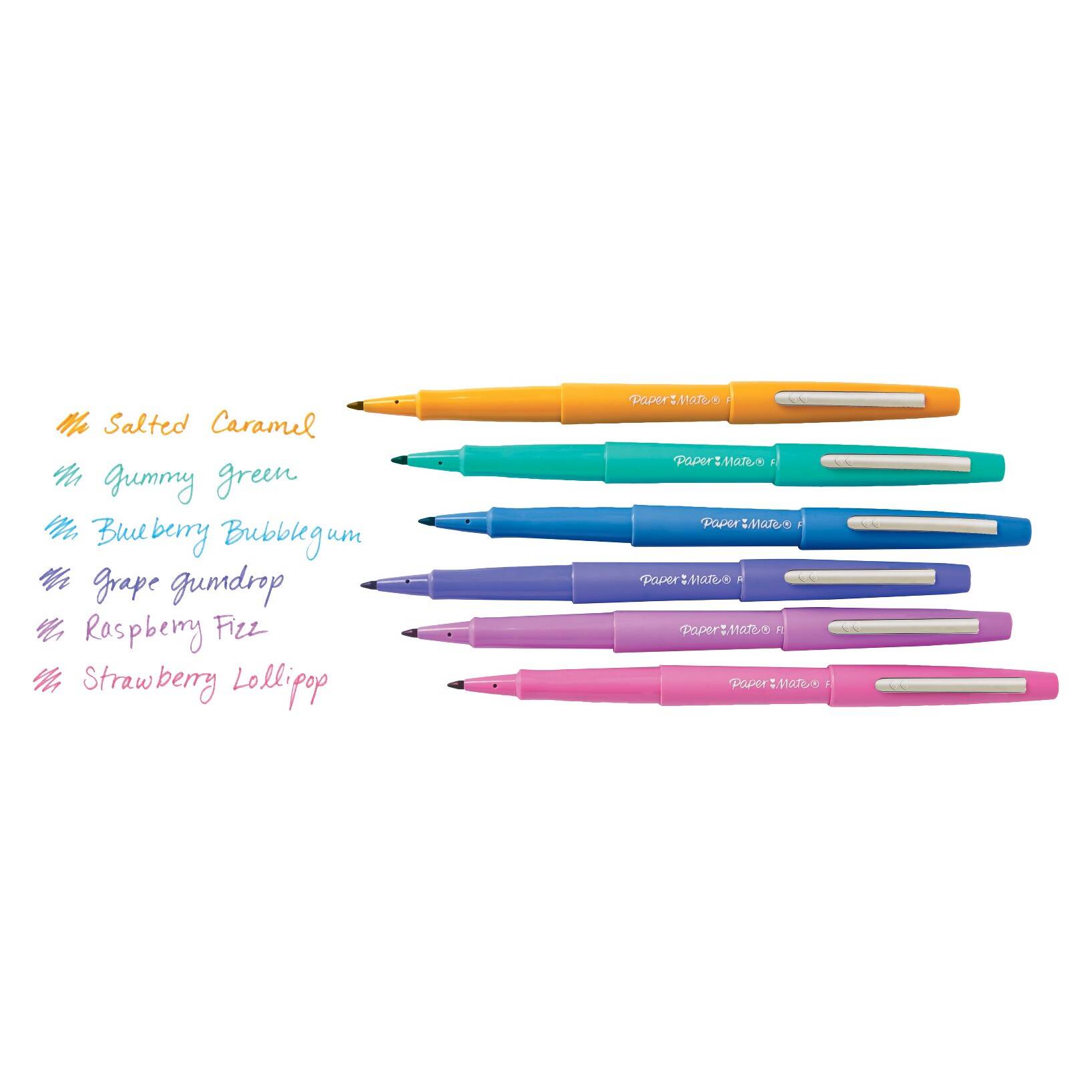 Paper Mate Flair Candy Pop 6pk Felt Pens 0.7mm Medium Tip Multicolored - Image 3