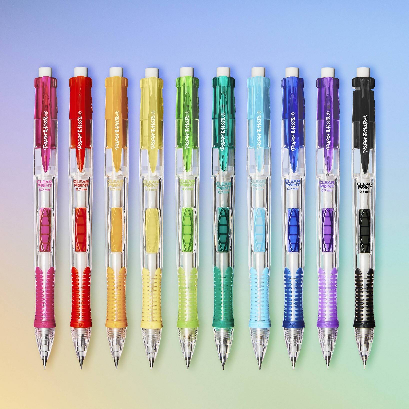 Paper Mate Clear Point 10pk 2 Mechanical Pencils 0.7mm Multicolored - Image 6