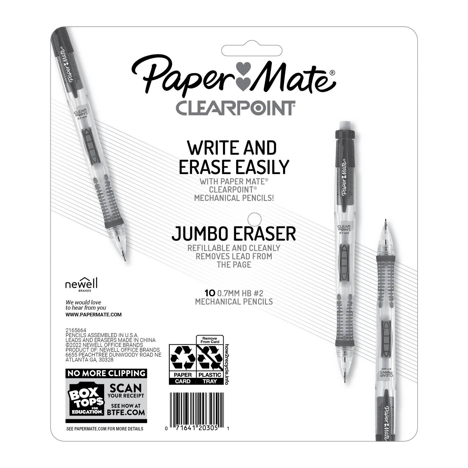 Paper Mate Clear Point 10pk 2 Mechanical Pencils 0.7mm Multicolored - Image 7