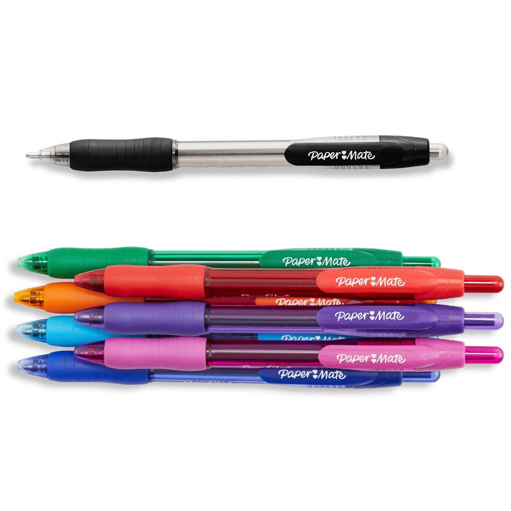 Paper Mate Profile 8pk Ballpoint Pens 1.4mm Bold Tip Multicolored - Image 2