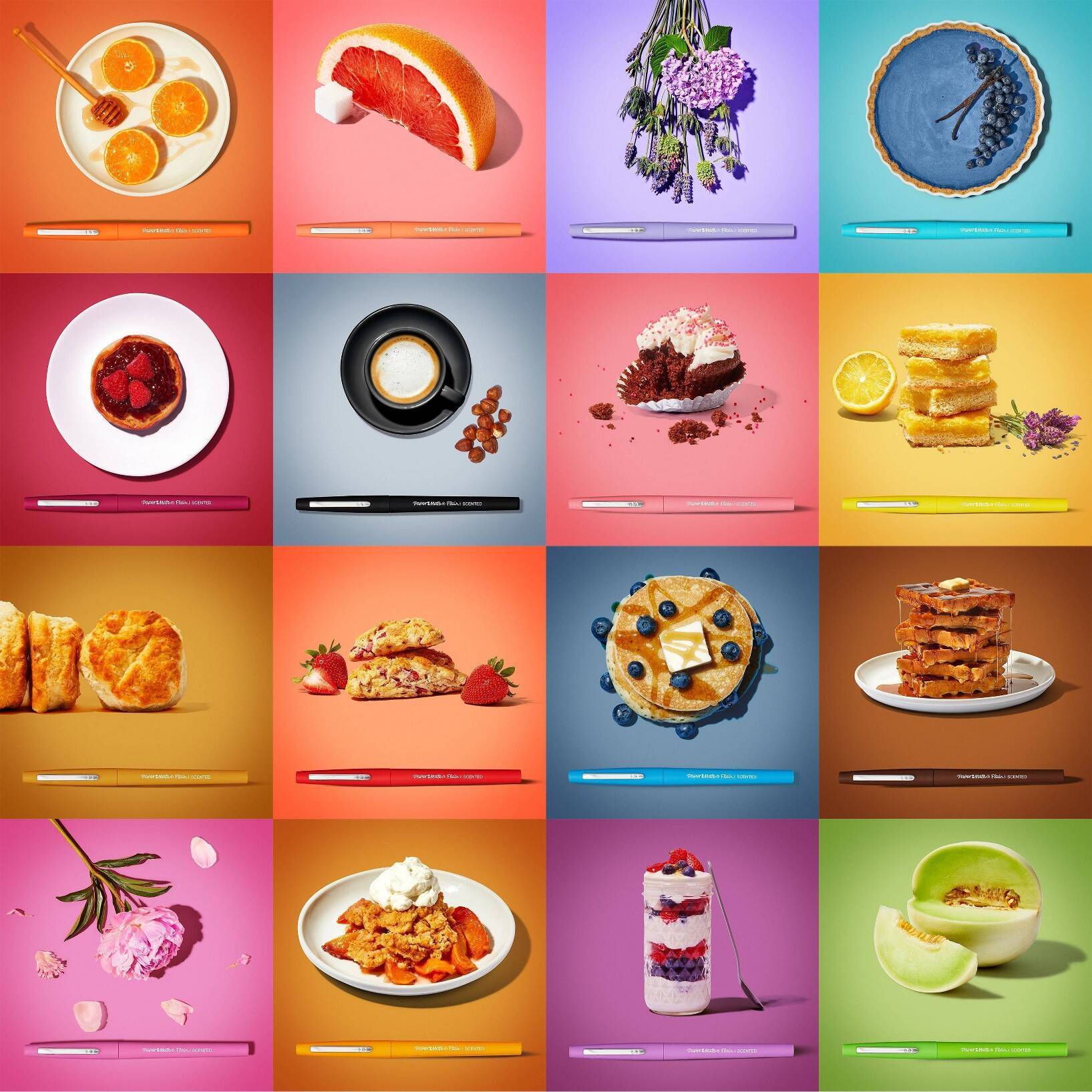 Paper Mate Flair 16pk Scented Felt Pens 0.7mm Medium Tip Multicolored - Image 3