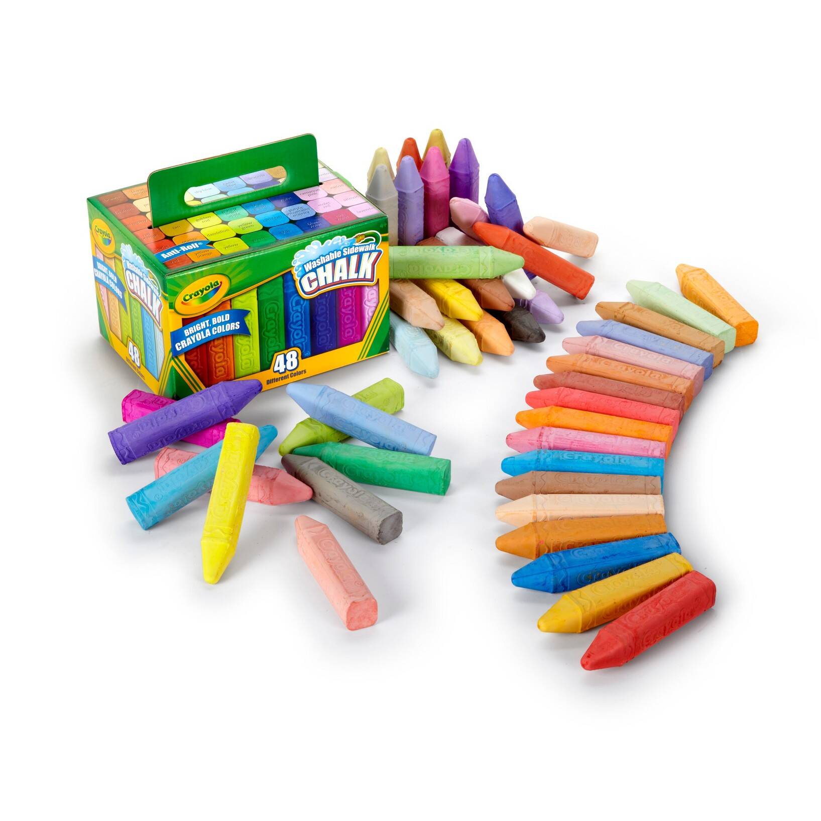 Crayola 48ct Washable Sidewalk Chalk - Bold Colors - Image 3