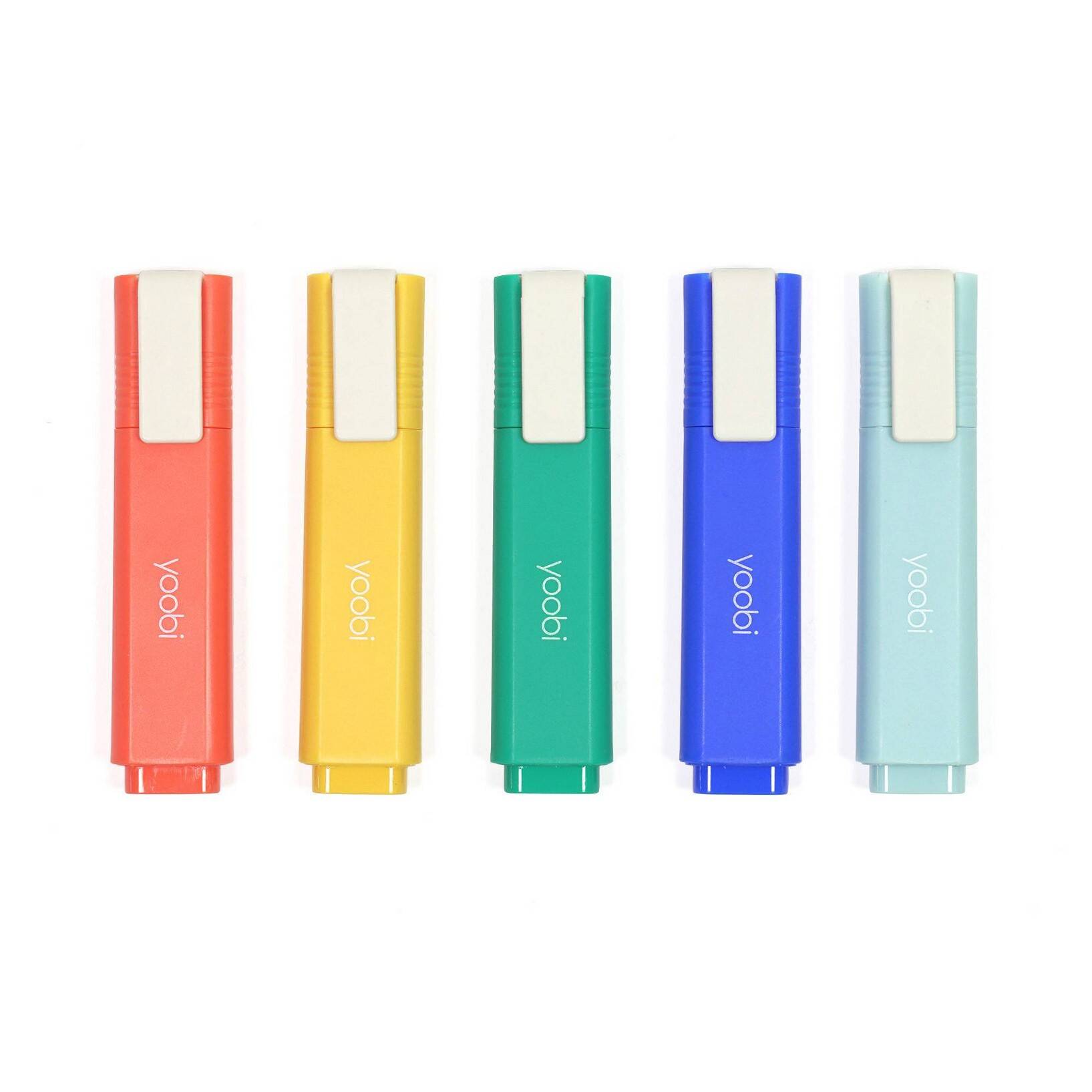Yoobi Evolve Highlighter 5pk Retro Warm