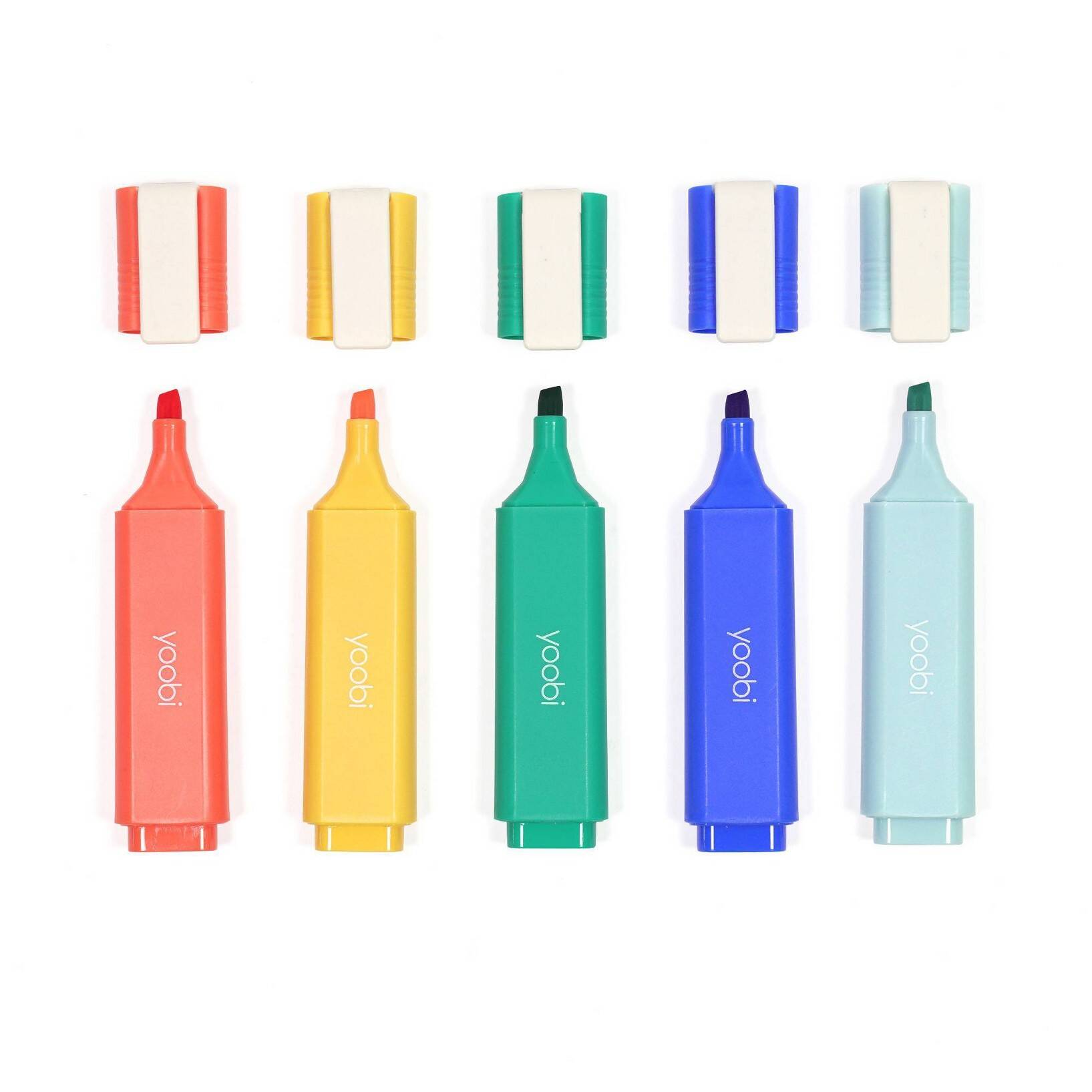 Yoobi Evolve Highlighter 5pk Retro Warm - Image 4