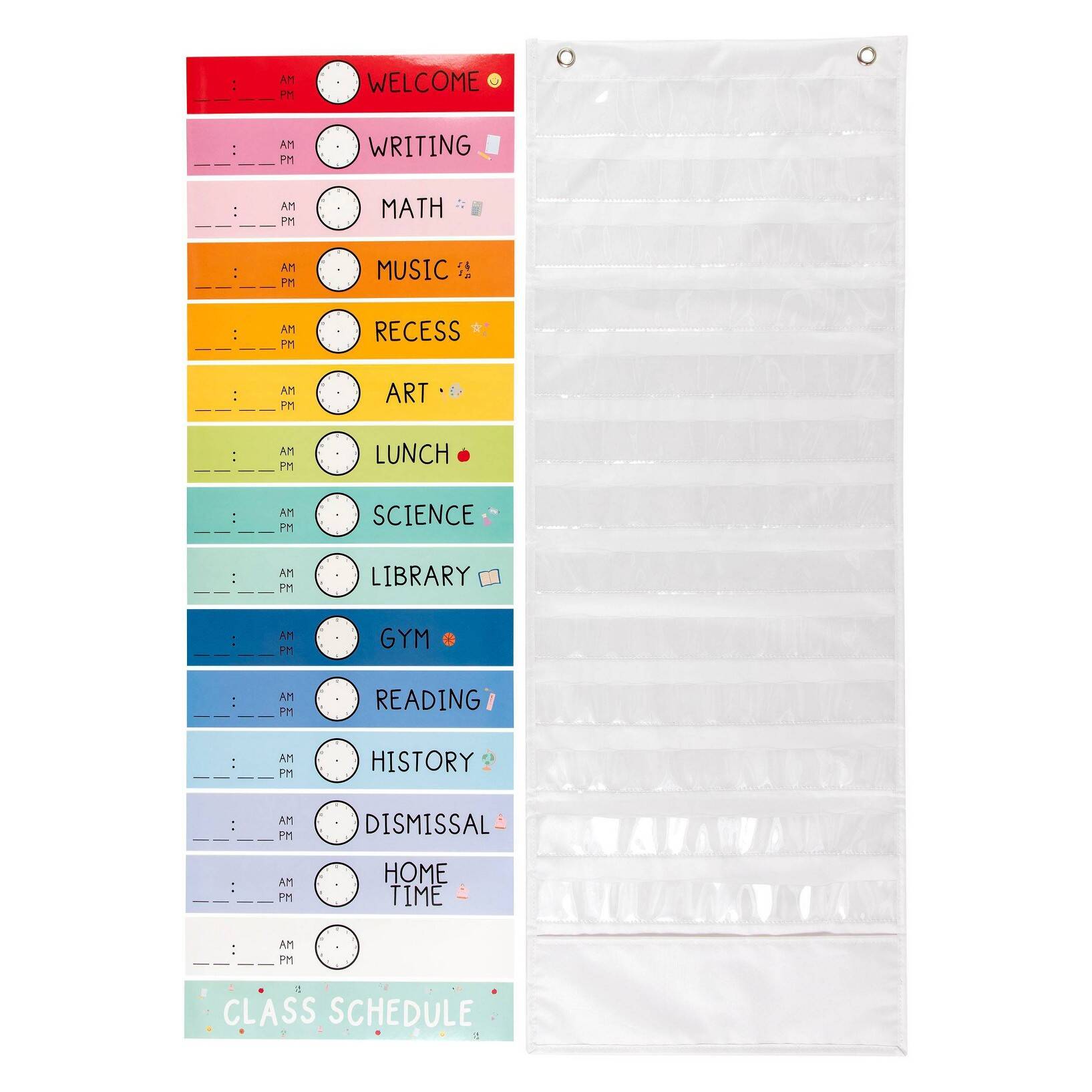 Callie Danielle Class Schedule Bulletin Board Kit