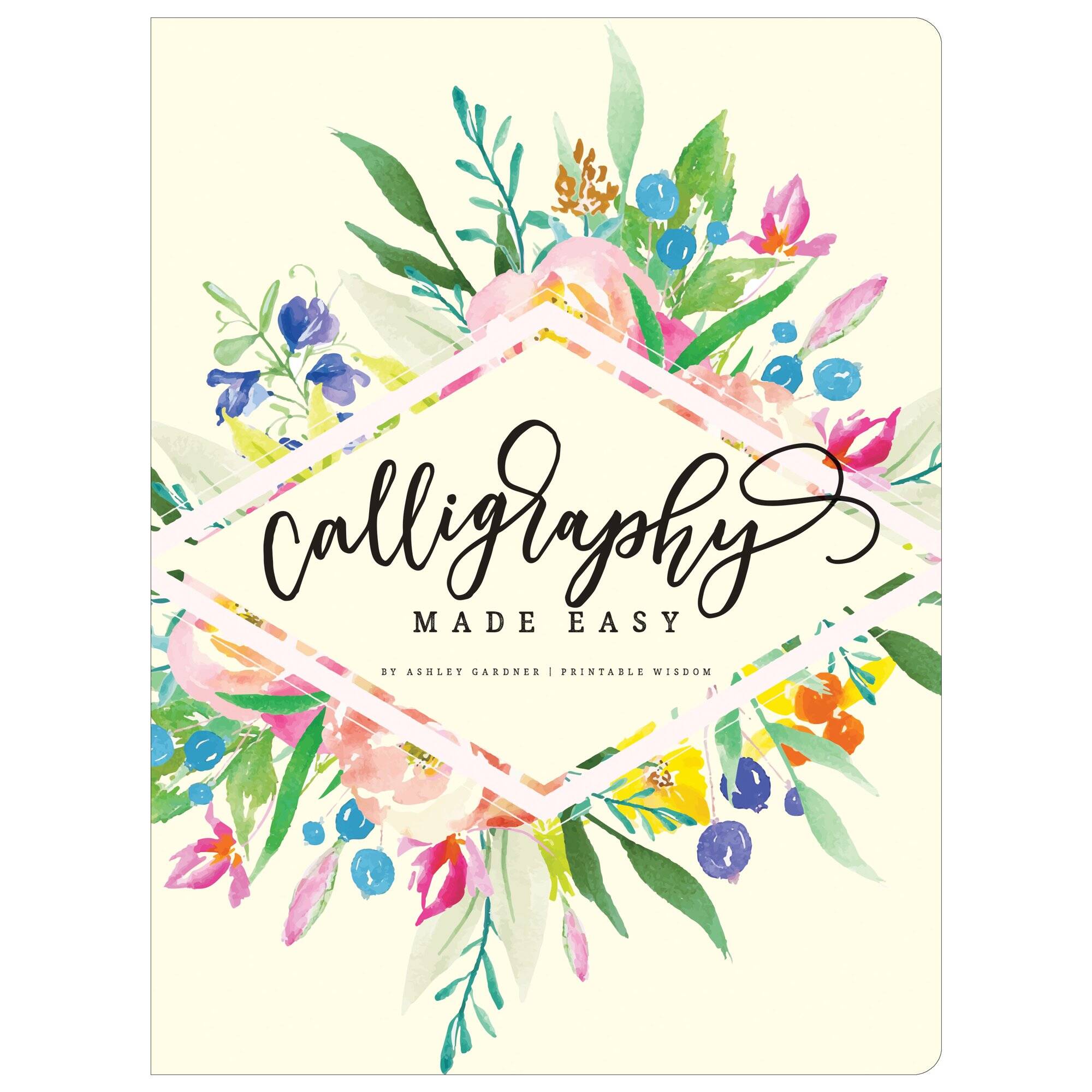 Piccadilly Calligraphy Made Easy Journal 7.4 x 9.6" 176 Pages Paper Multicolor