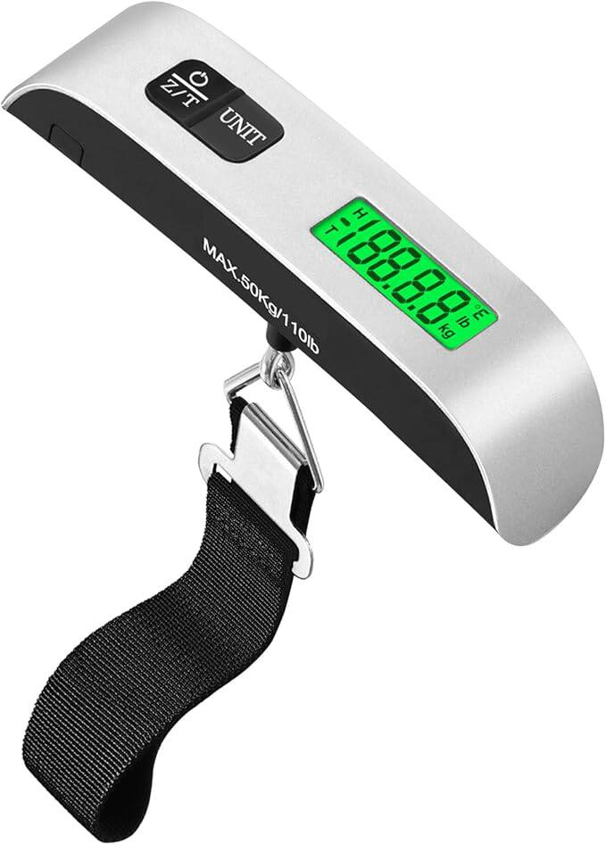 Portable Digital Scale Max 110lb with Backlit LCD Display