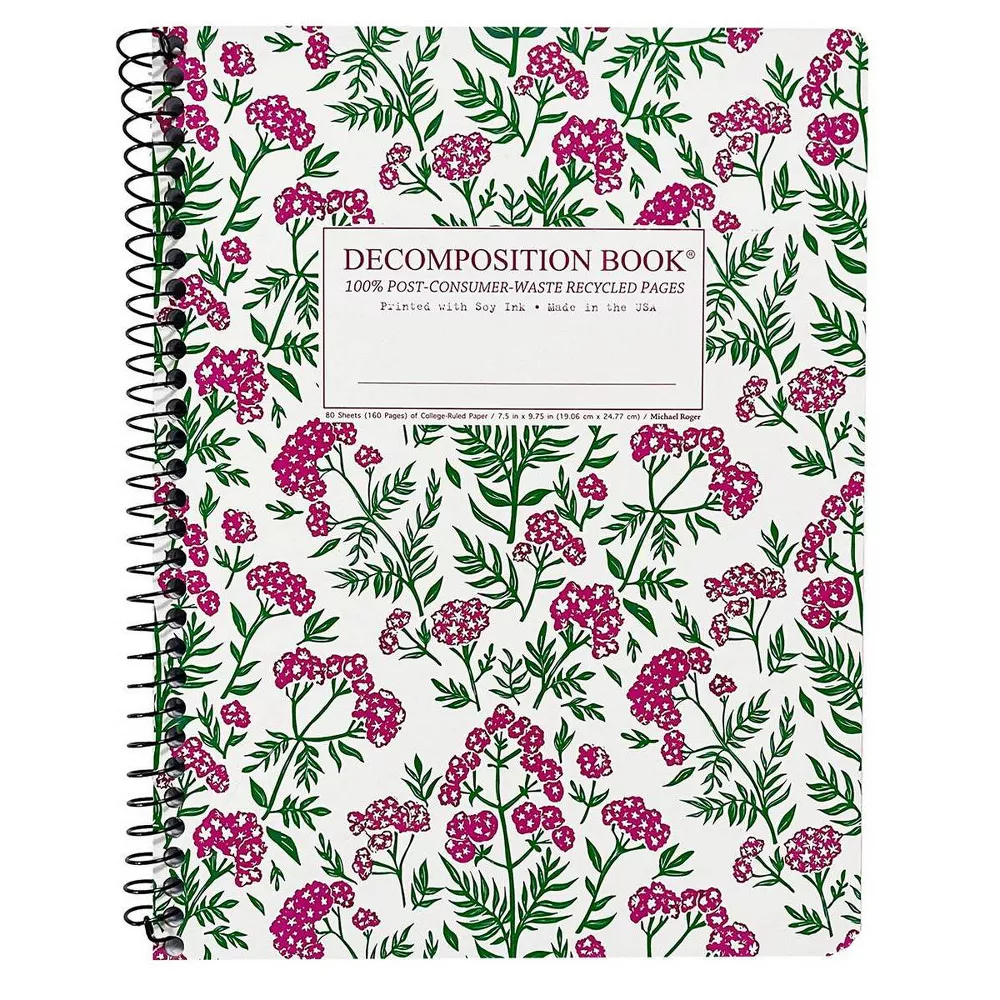 Post Consumer Waste Recycled Paper Decomposition Book 7.5"x9.75" 160 Page - Image 2